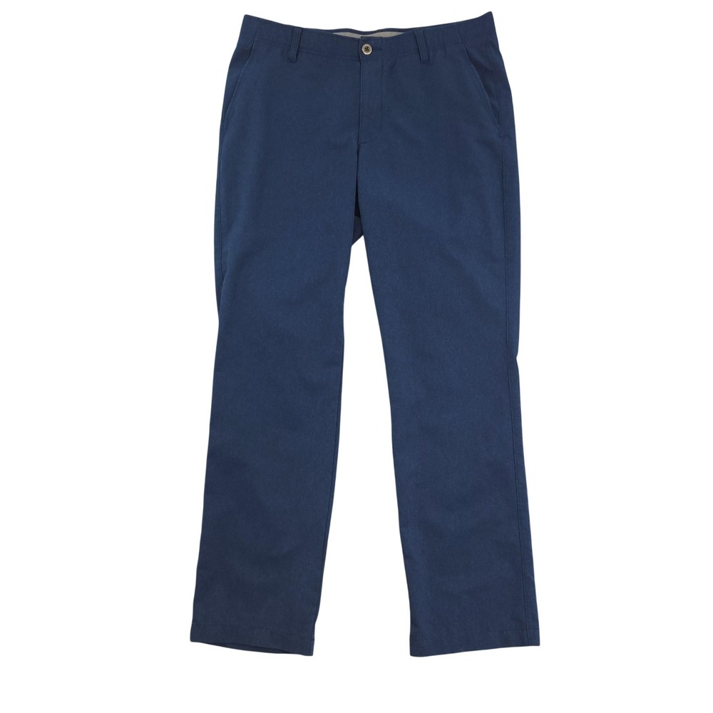 Under Armour Pants Mens 36x32 Blue Stretch Vented Golf Chino Performance Casual